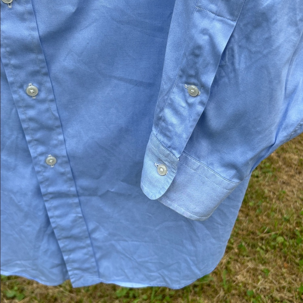 Ex Cond Vntg 80-90s Ralph Lauren Yarmouth Dress Shirt 16/33 100% Cotton HongKong - Picture 5 of 8